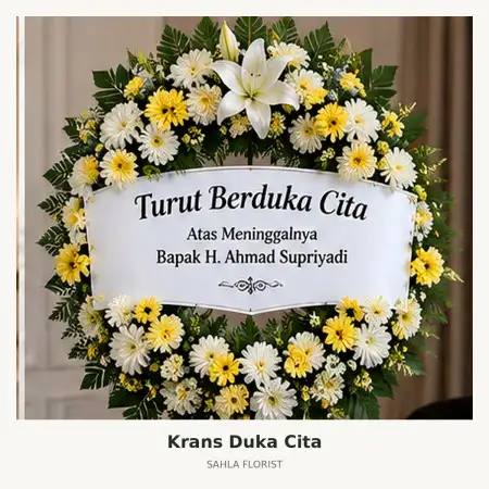 Krans Bunga Duka Kebayoran Lama